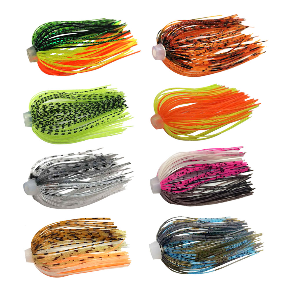 Fishing Lure Buzzbait - 5 Stück/Los 88 Stränge 64mm Silikon-Röcke