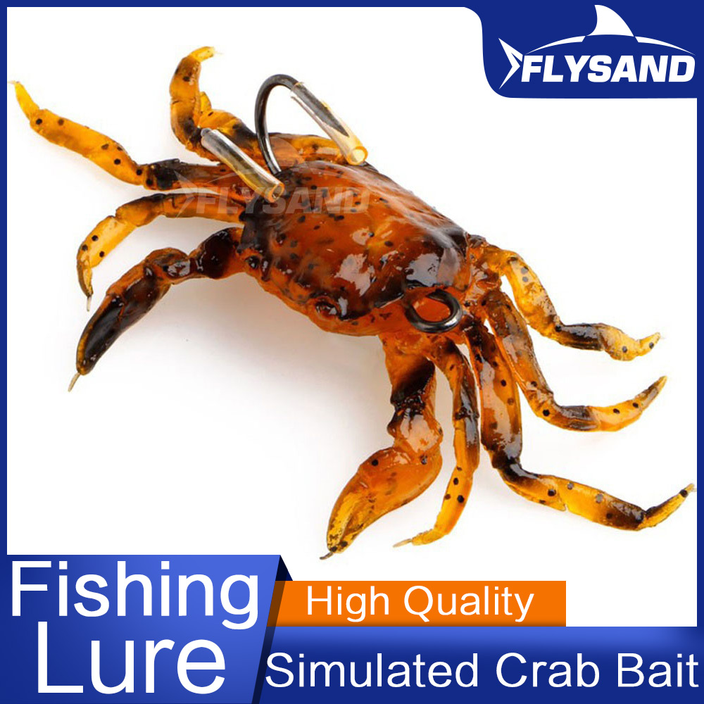Fishing Lure Soft Plastic - FLYSAND Bionic Crab Silikon Weiche Köder