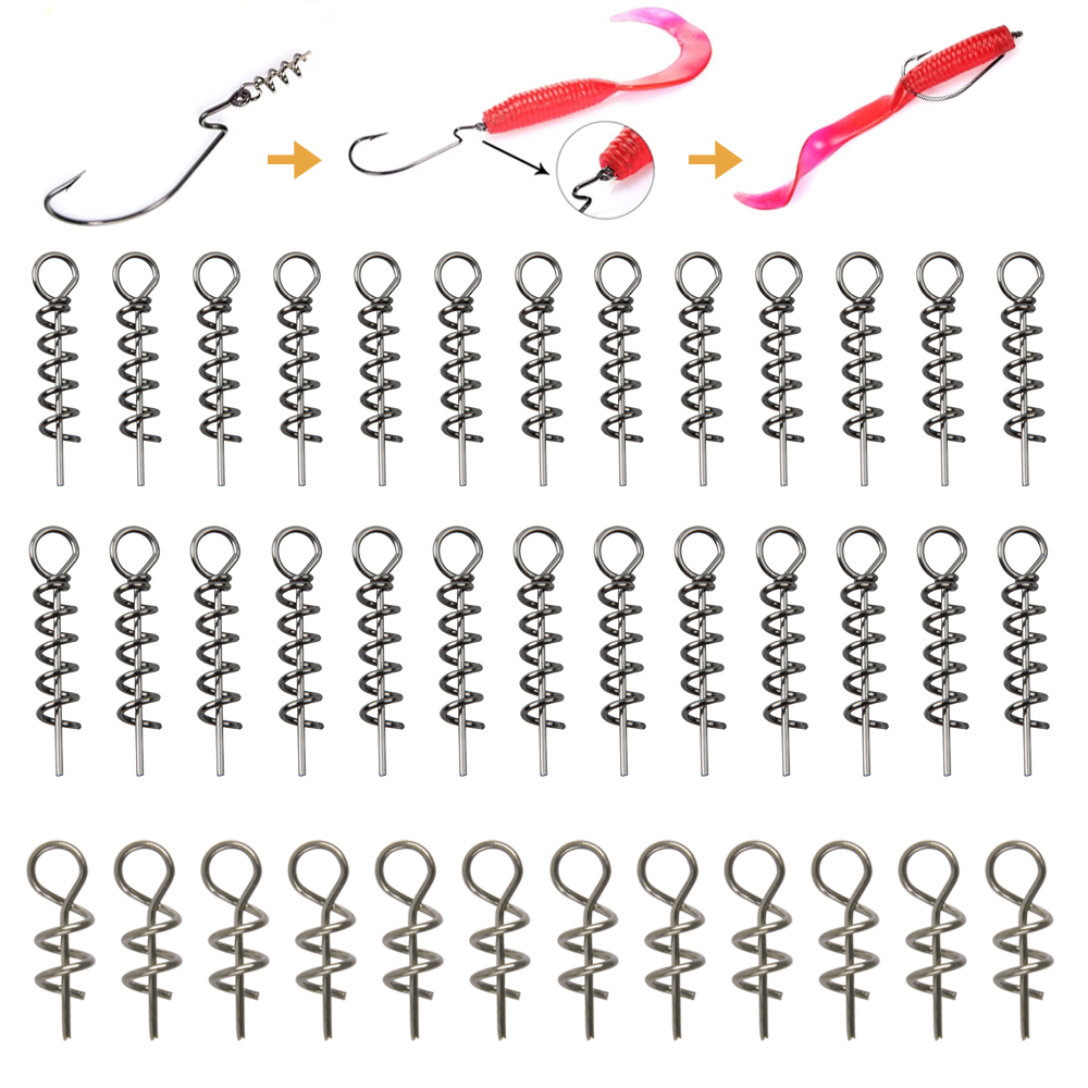 Fishing Lure Accessories - 30 stücke Edelstahl Frühling Lock Pin