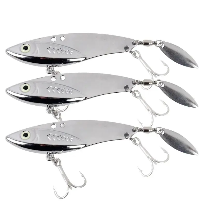 Fishing Lure Blade Bait - 5g-30g Zinklegierung Metall VIB-Köder, Weitwurf-Sinkköder, für