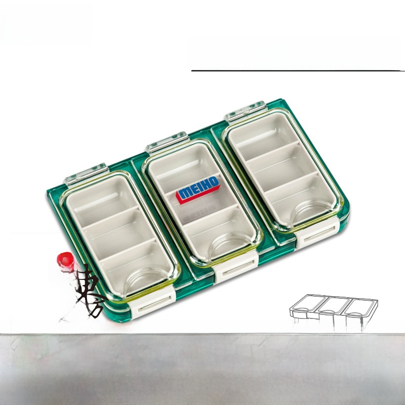 Fishing Lure Accessories - Meiho Angelkiste, kleine Aufbewahrungsbox für Zubehör,