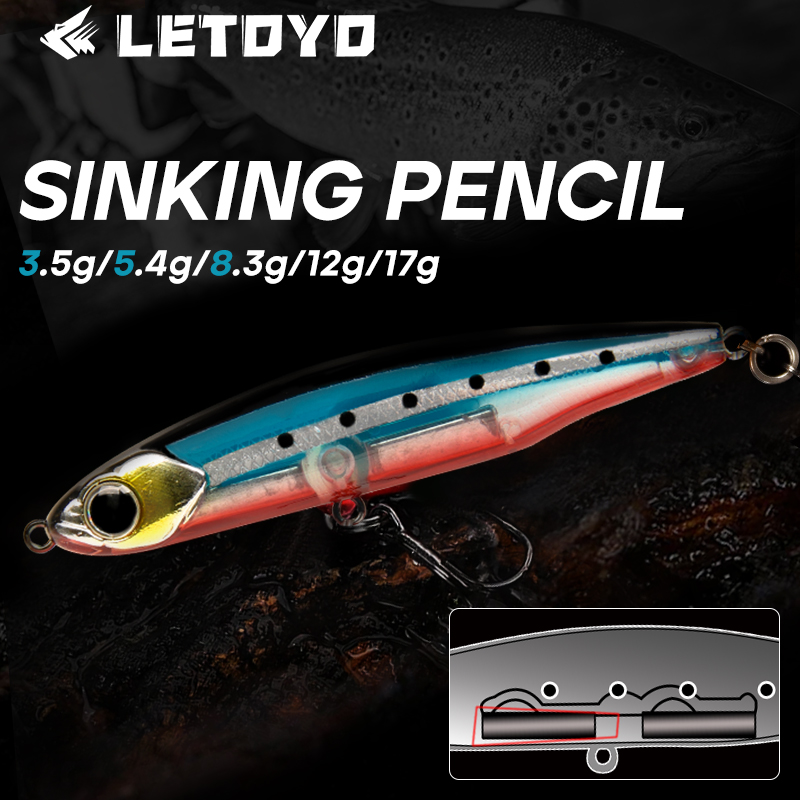 LETOYO Sinking Pencil 17g 12g- – Fishing Lure Spoon Bewertung und Preis