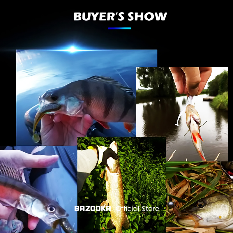 Bazooka 100mm 150mm Angelköder – Fishing Lure Soft Plastic Bewertung und Preis